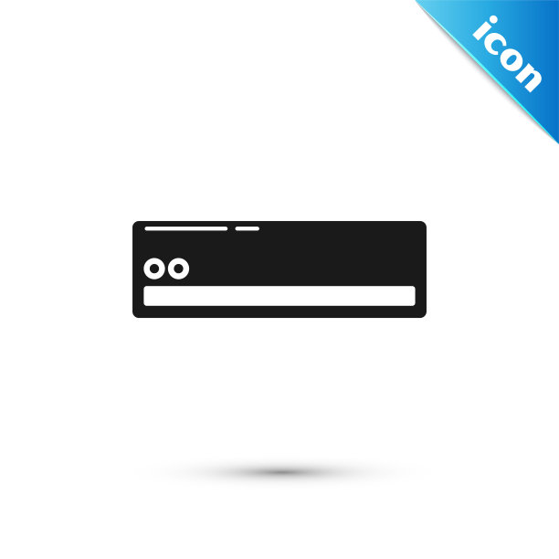 黑色空调图标隔离在白色背景上。分体式空调。冷、冷气候控制系统。矢量图图片下载