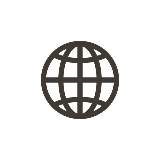 网络图标的电线地球仪。与互联网，无线，技术，全球通信等相关的概念的现代时尚线图标插图图片下载