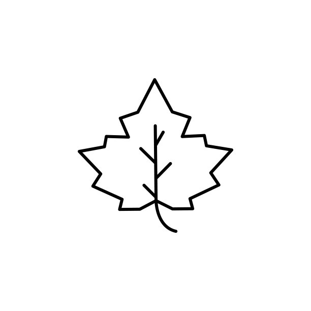 叶,秋天的图标。秋季图标元素图片下载