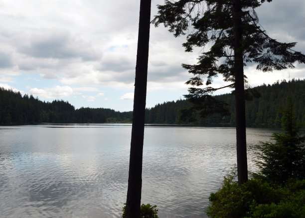 位于太平洋西北部的一个湖泊图片下载