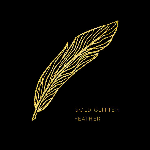 发光的黄金闪光向量图片下载