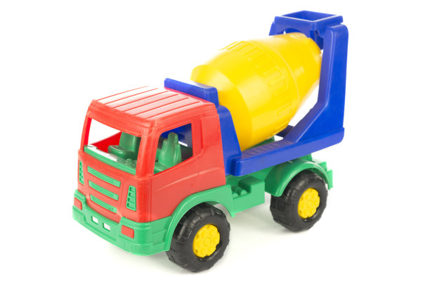 玩具卡车被白色隔离图片下载