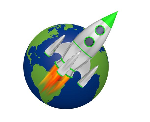地球火箭起飞图片下载