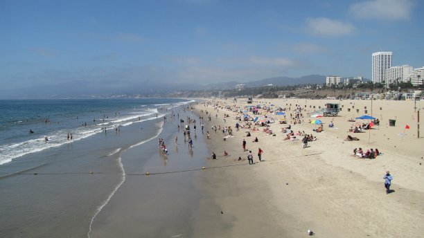 圣塔莫尼卡海滩图片下载