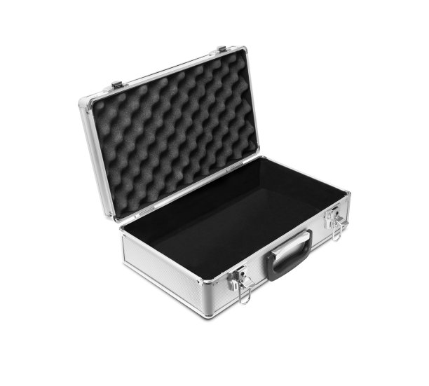 金属手提箱孤立在白色背景图片下载