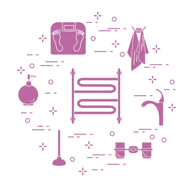 浴室配件。图片下载