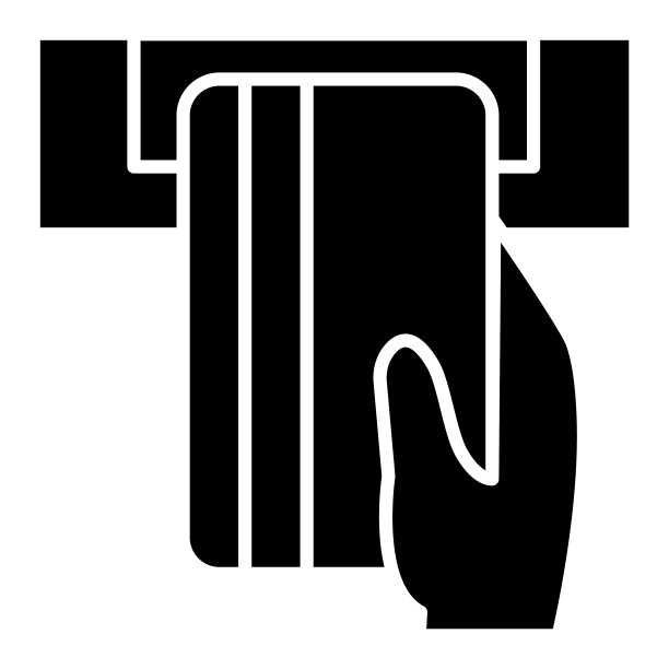 ATM机图标，矢量插图，业务大纲图片下载