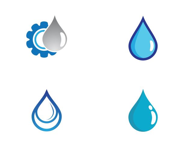 水滴矢量图标图片下载