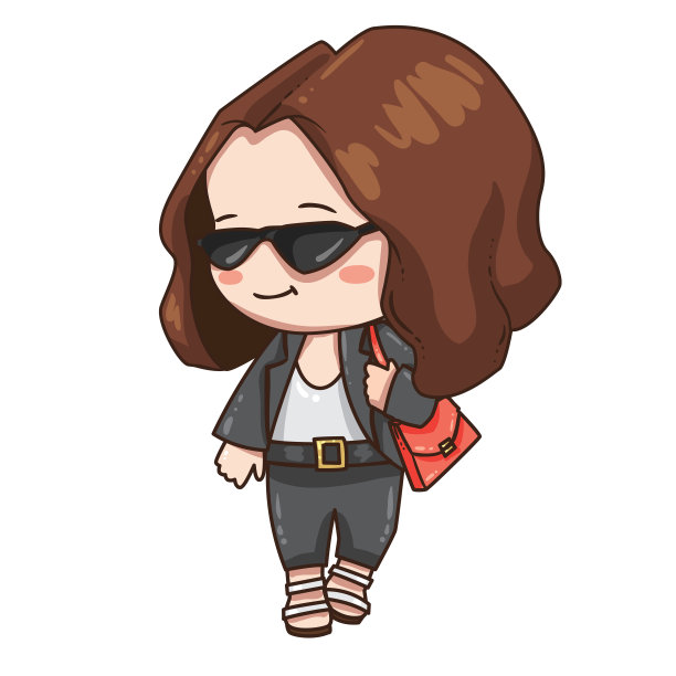 矢量插图的商务女孩，秘书或教师在正式的西装。图片下载