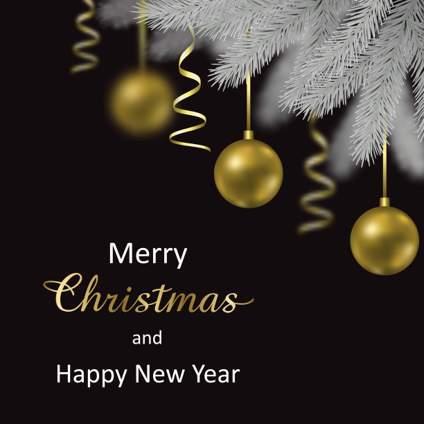 圣诞快乐，恭贺新禧图片下载