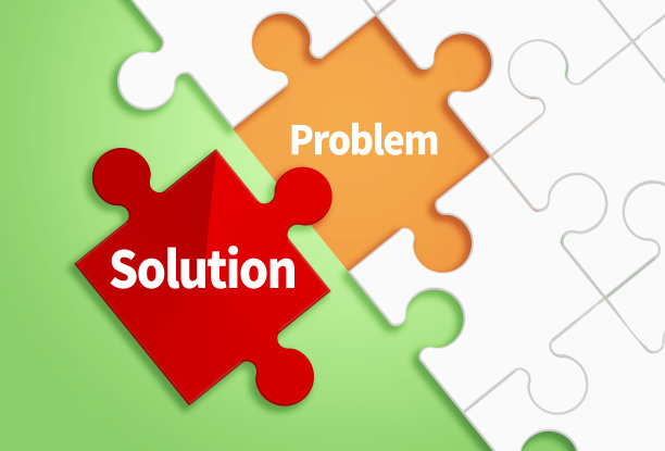 拼图，问题和解决图像，3d插图图片下载