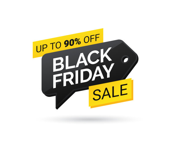 黑色星期五打折。设计元素的销售横幅，海报，卡片。矢量插图eps 10图片下载