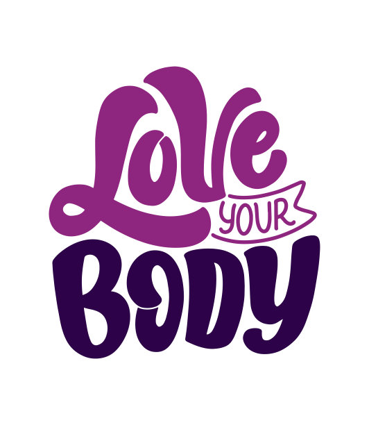 身体正面的字体标语为时尚生活方式设计。动机排版海报和印刷。矢量插图。图片下载