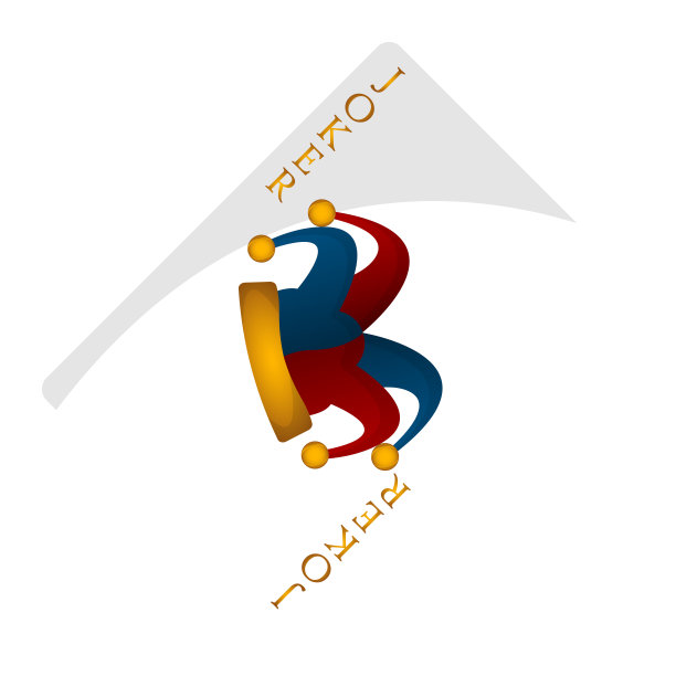 孤立的小丑扑克牌图片下载