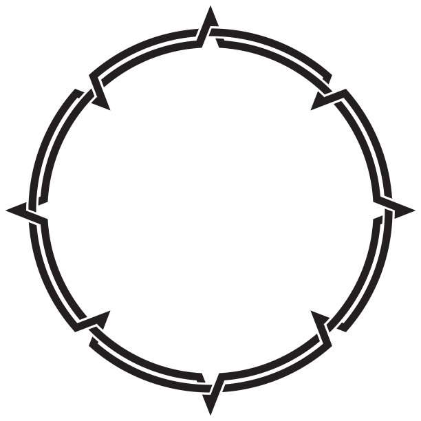 凯尔特结圆形装饰装饰边界框架图片下载
