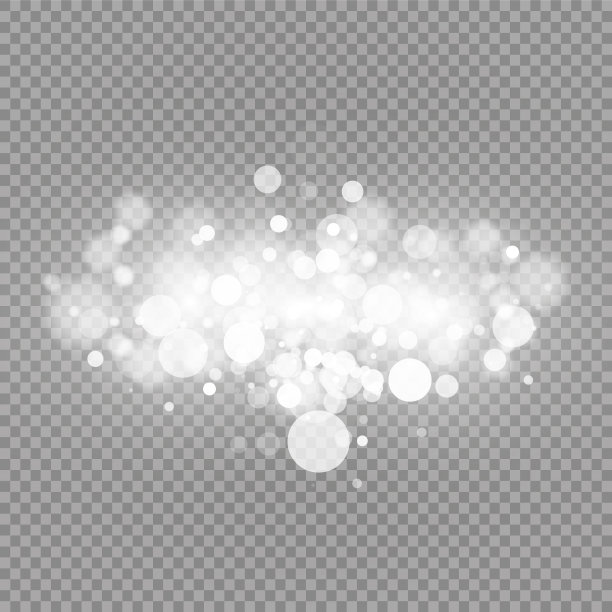 发出光的效果。矢量插图。圣诞节flash灰尘。白色火花和闪光的特殊灯光效果。矢量闪耀在透明的背景上。闪闪发光的魔尘颗粒图片下载