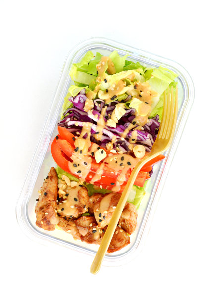 鸡肉花生准备碗图片下载