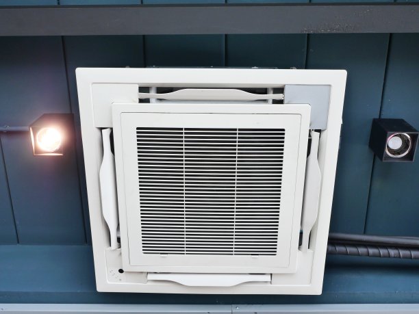 办公楼下吊顶式空调图片下载