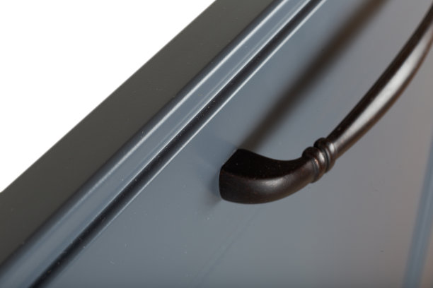 背景或概念极简家具外立面为厨房，家具内部以白色为背景图片下载