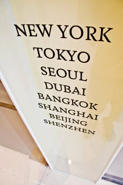 时尚高街——来自纽约、东京、首尔、迪拜、曼谷、上海、北京和深圳图片下载