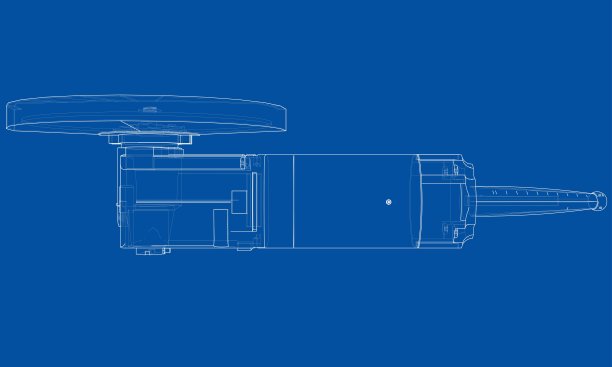 外轮廓电动角磨机。向量图片下载