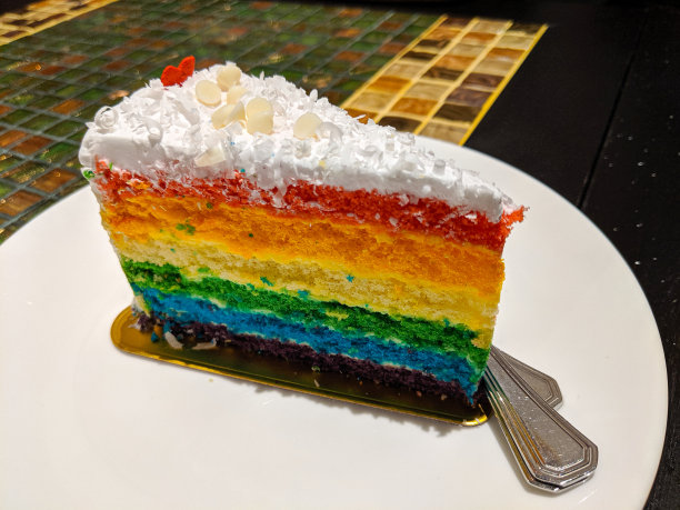 彩虹蛋糕图片下载