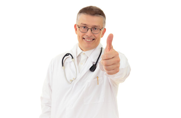 戴眼镜的医生做了个手势图片下载