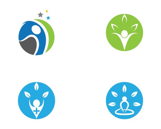 Wellnes符号向量图标图片下载