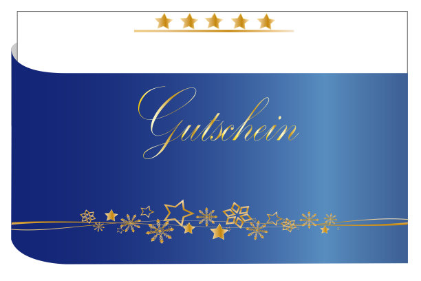 德国圣诞或生日优惠券背景与丝带图片下载