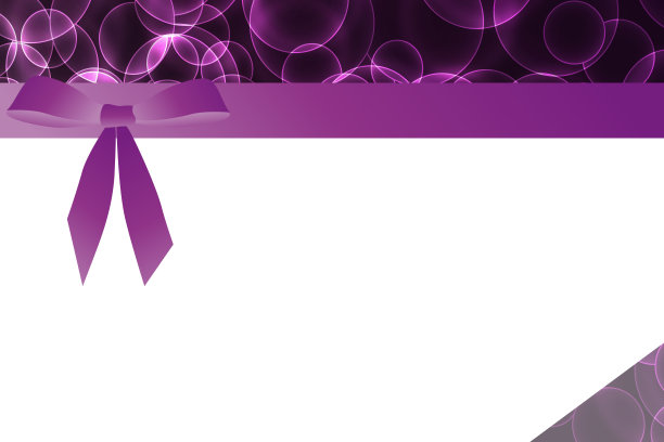 德国圣诞或生日优惠券背景与丝带图片下载