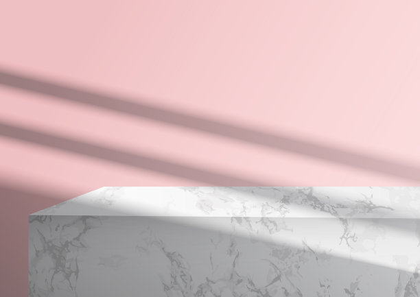 大理石讲台和覆盖阴影的品牌图片下载