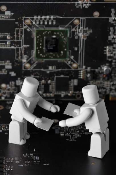 人工智能机器人交换名片图片下载