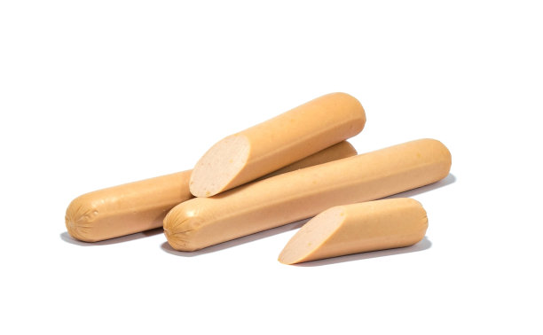 香肠孤立在白色背景上图片下载