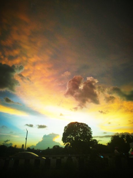 日落的天空图片下载