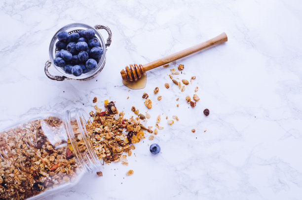 美味的自制燕麦图片下载