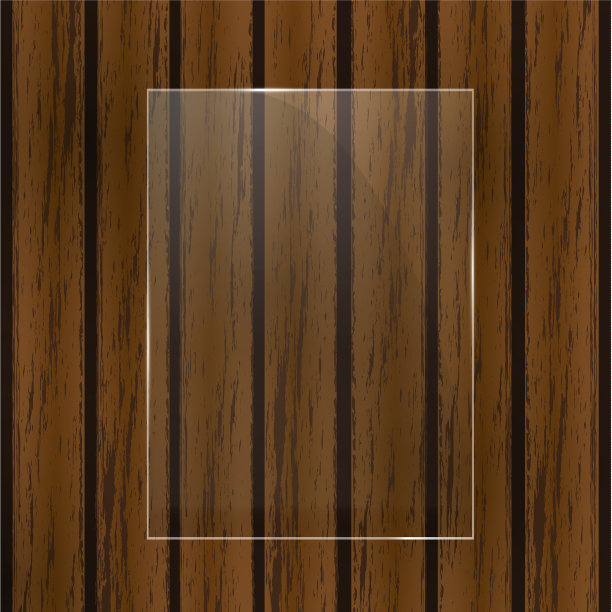 木制背景的玻璃奖杯奖。图片下载