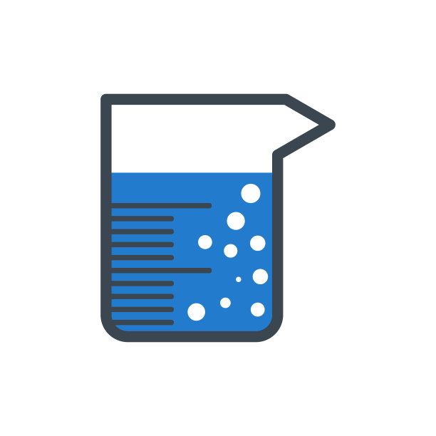 彩色试管图标矢量插图上的白色背景图片下载