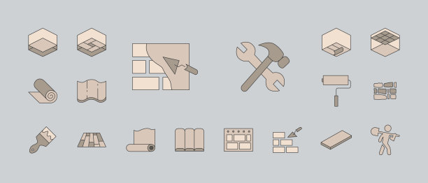 建筑图标集09图片下载