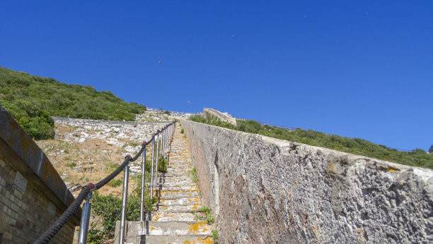 直布罗陀是欧洲南部一个美丽的地方图片下载