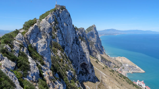 直布罗陀是欧洲南部一个美丽的地方图片下载