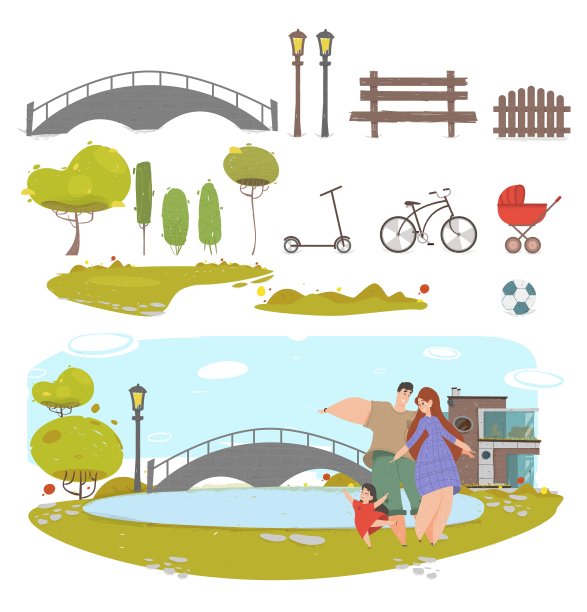 幸福的家庭。妈妈，爸爸，小女儿图片下载