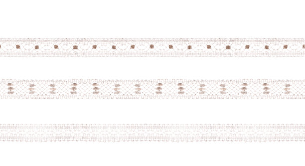 细细的花边丝带孤立的景色图片下载