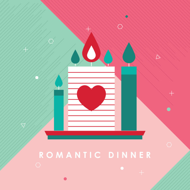 浪漫晚餐系列图标图片下载