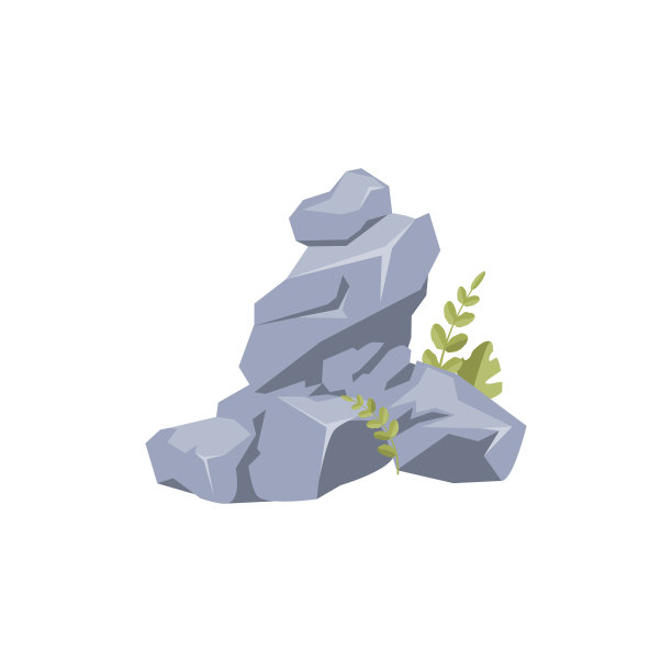 大石头向量图片下载