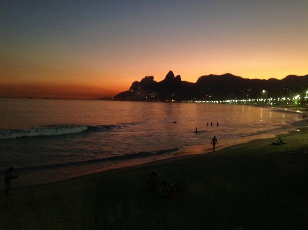 日落Arpoador里约热内卢里约热内卢图片下载