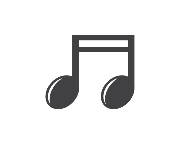 音乐音符矢量插图图标图片下载