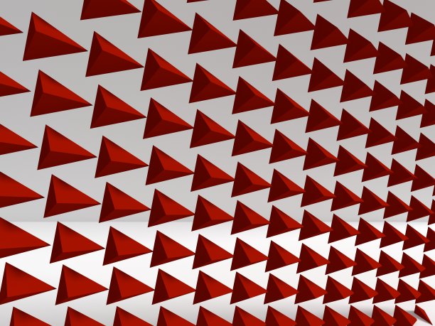 多色金字塔的高角度视图图片下载