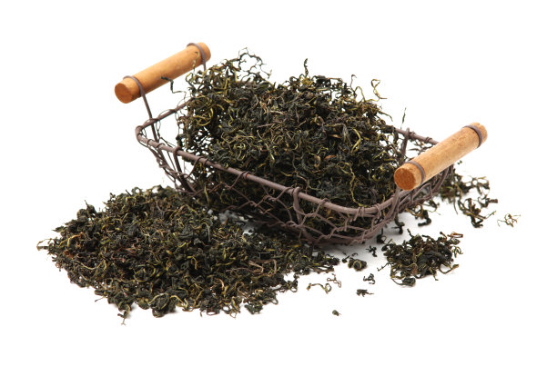 集干蒲公英的叶子。图片下载