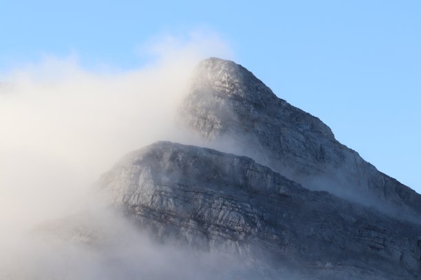 有山峰，有雾图片下载