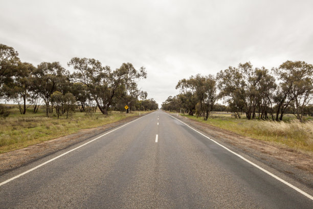 澳大利亚维多利亚州的乡村公路图片下载